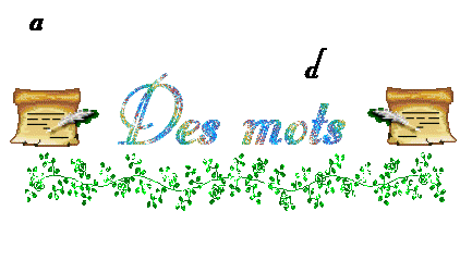 L��clat de mes mots� 
